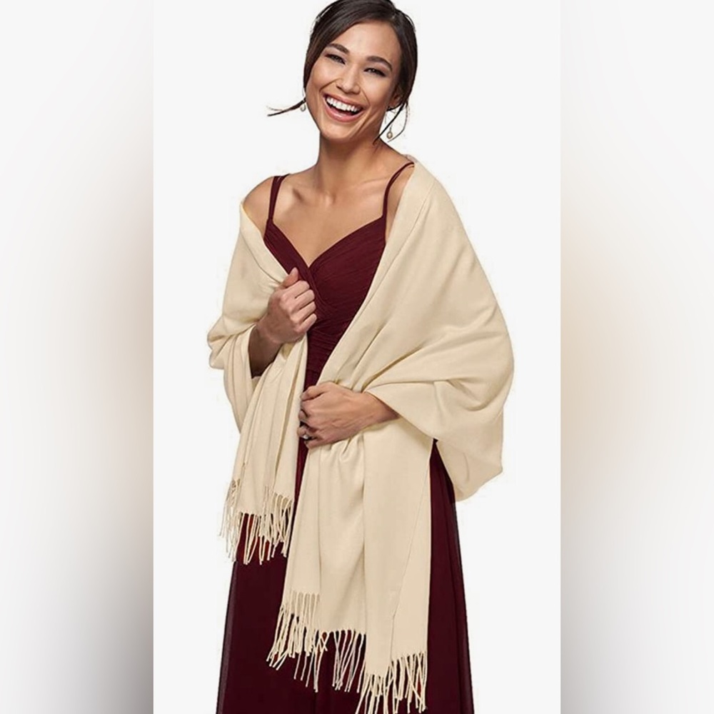 Women's Silky Scarf Pashmina Shawl and Wrap